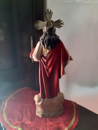 Sagrado Corazón Jesús - Figura antigua