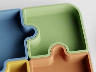 Bandeja puzzle 4 piezas | Colores