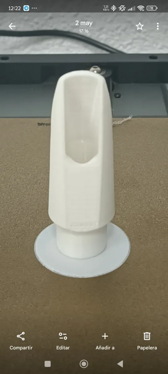 Réplica boquilla vintage Meyer de caucho duro