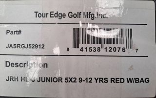 Juego Golf Infantil Tour Edge HL-J Junior