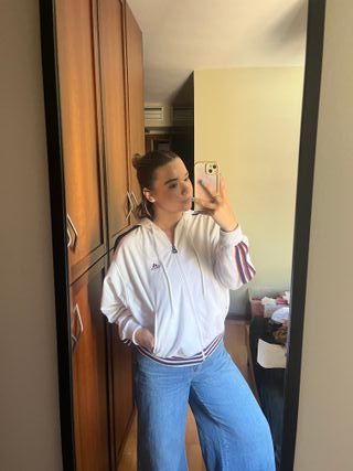 Chaqueta Adidas Vintage blanca