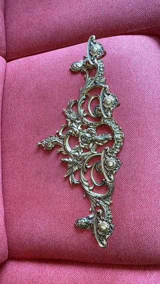Perchero pared bronce  PERCHA con 4 ganchos