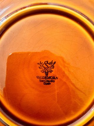 Vajilla cerámica antigua - 12 piezas