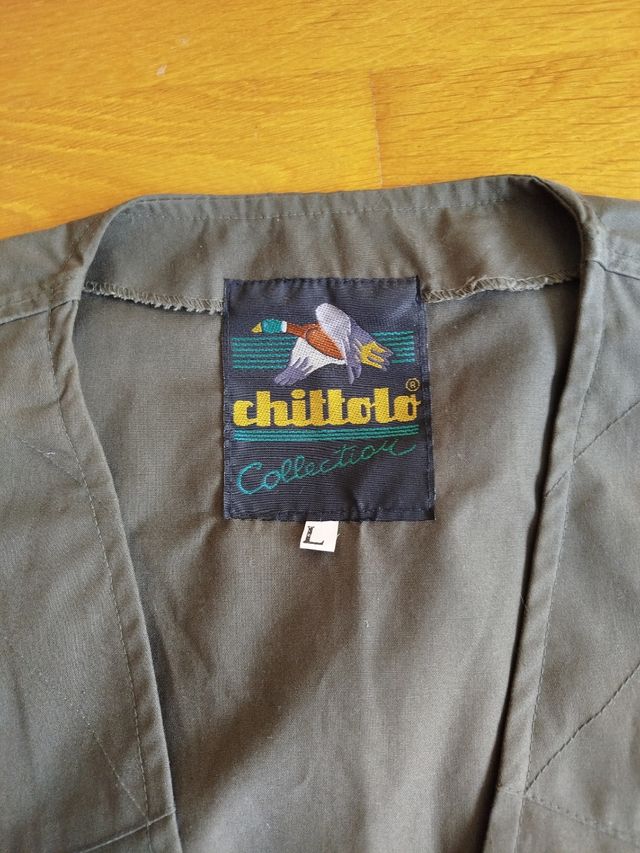 Chaleco Chilloto caza verde oliva