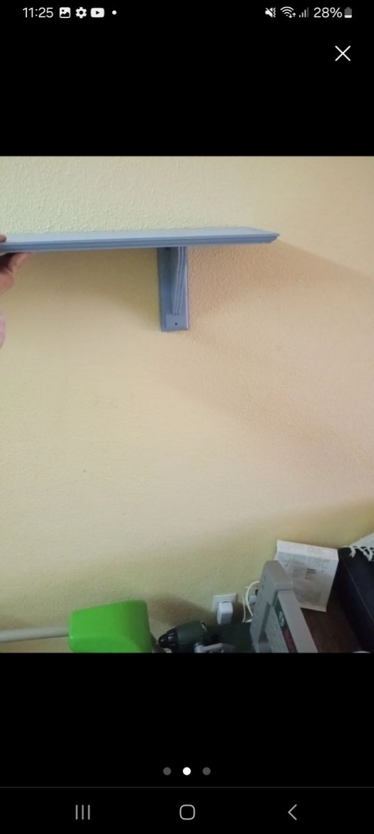 Estanterías azules de madera - 2uds