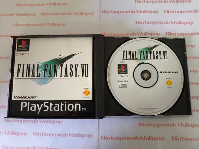 Final Fantasy VII PAL inglés - PlayStation