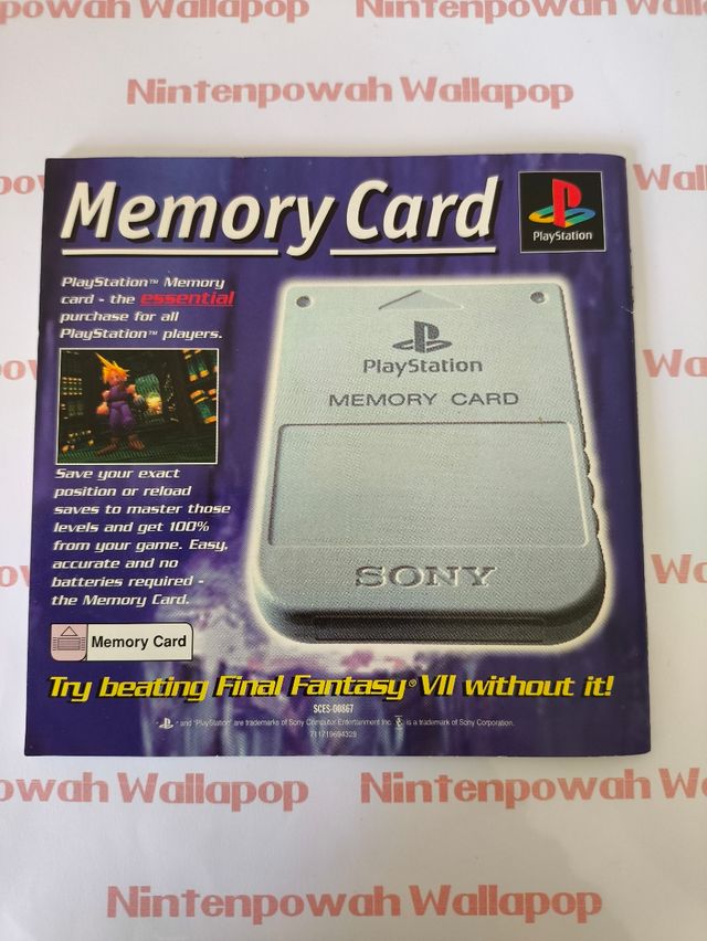 Final Fantasy VII PAL inglés - PlayStation