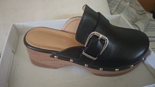 Zuecos negros mujer talla 38