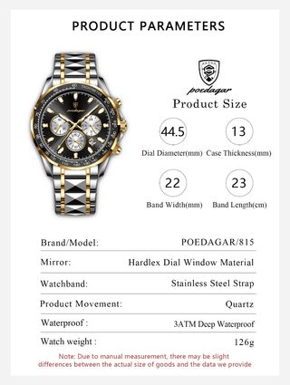 Reloj Pengagar cronógrafo