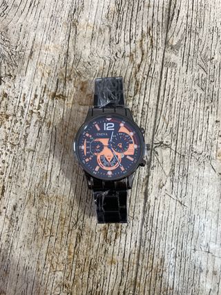 Reloj GENEVA negro-naranja