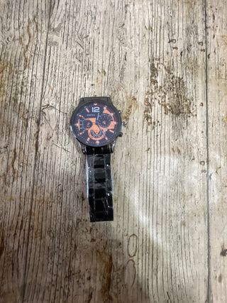 Reloj GENEVA negro-naranja