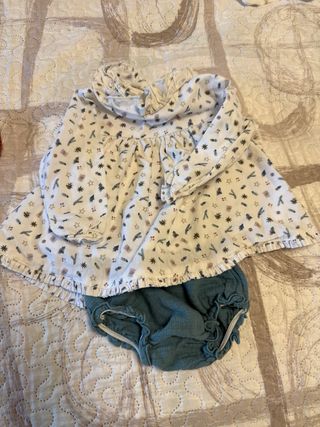 Conjunto bebé 6 meses - Rosa