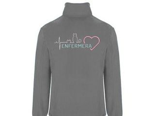 Chaqueta Polar Enfermera Gris