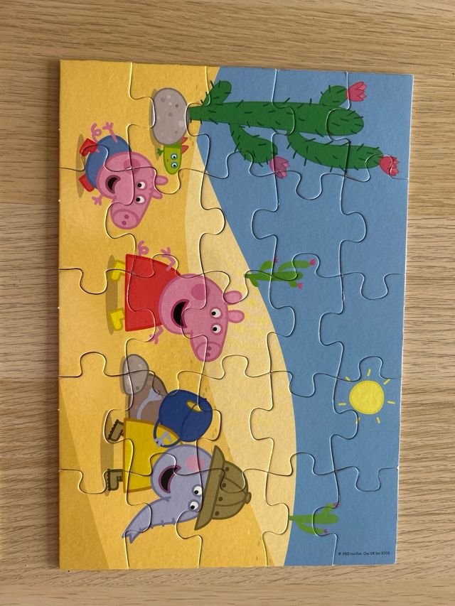 2 Puzzles Peppa Pig Educa Madera