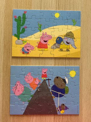 2 Puzzles Peppa Pig Educa Madera
