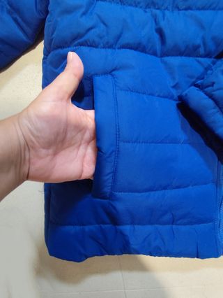 Chaqueta acolchada azul hombre