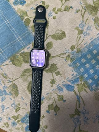 Apple Watch Serie 7 GPS + TLF - Negra y Plata