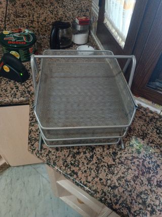 Organizador de escritorio metálico