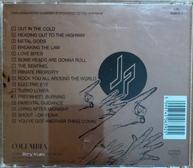 CD JUDAS PRIEST - PRIEST LIVE