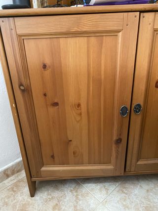 Rinconera madera IKEA salón