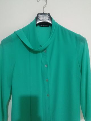 Camicia elegante verde acqua tg XL
