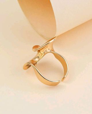Pendientes dólares dorados + anillo
