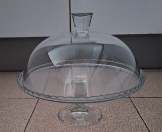 Campana pastelera cristal