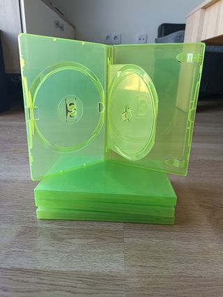 Lote de 4 estuches dobles Xbox 360