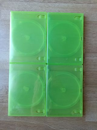 Lote de 4 estuches dobles Xbox 360
