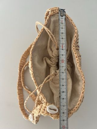 Bolso rafia Zara Kids multicolor