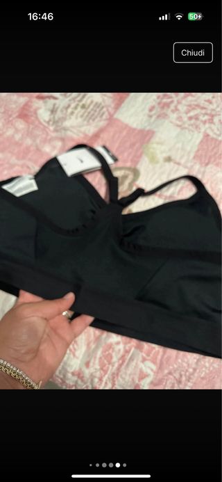 Reggiseno Nike nero sportivo taglia 1X (XXL)