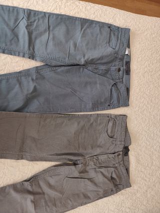 2 Vaqueros C&A Hombre Gris y azul Talla 32/32 M 