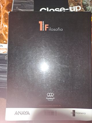 Libro Filosofía 1 Bachillerato Edición Anaya