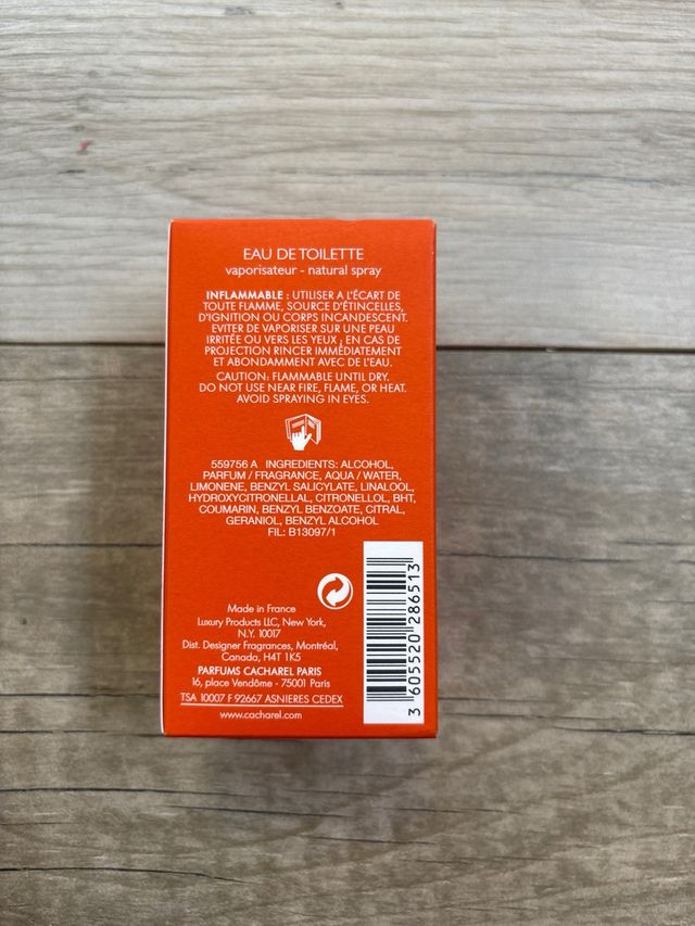 Cacharel Liberté Eau de Toilette 30ml raro