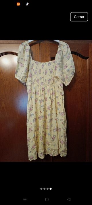 Vestido Mango flores - Talla L
