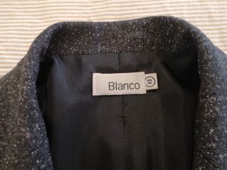 Chaqueta Tweed Gris XS