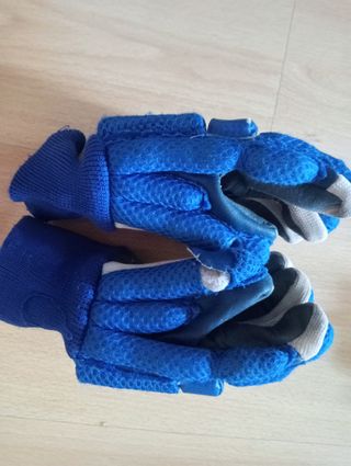 Guantes Hockey - Azul y Gris Barovari Prebenjamín 