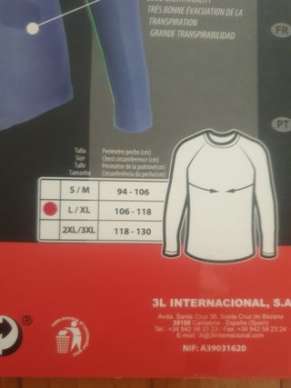 Camiseta Interior térmica