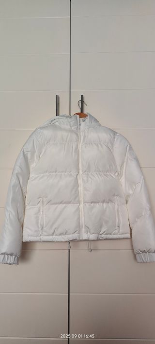 Plumífero blanco mujer
