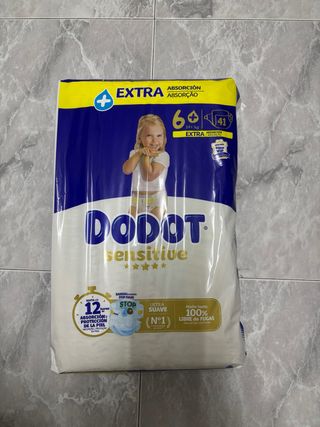 Dodot Sensitive Extra Absorción, T-6 (14+kgs) 41 u