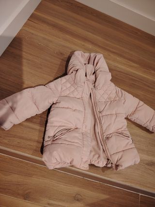 Abrigo rosa Zara niña