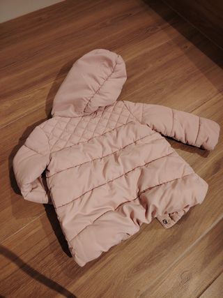 Abrigo rosa Zara niña