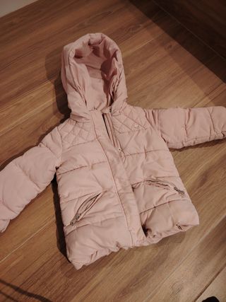 Abrigo rosa Zara niña
