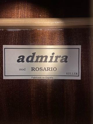 Guitarra clásica Admira Rosario
