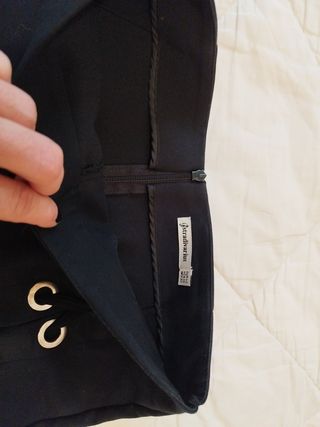 Falda pantalón negra Stradivarius