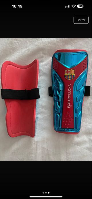 Espinilleras FC Barcelona niño