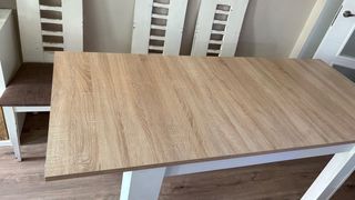 Mesa comedor moderna + 4 sillas conjunto regalo