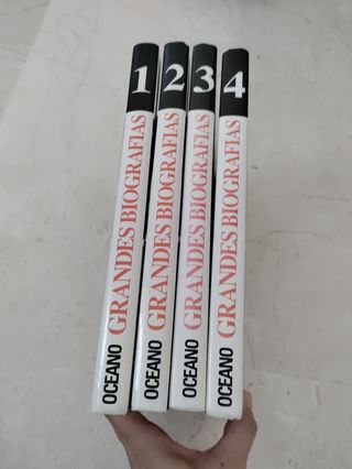 Lote 4 tomos Grandes Biografías – Océano