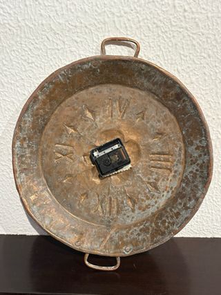 Orologio in rame Ø34 cm funzionante

