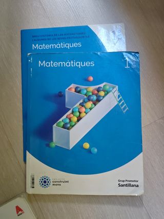 MATEMATIQUES 1 SEC CONSTRUINT MONS